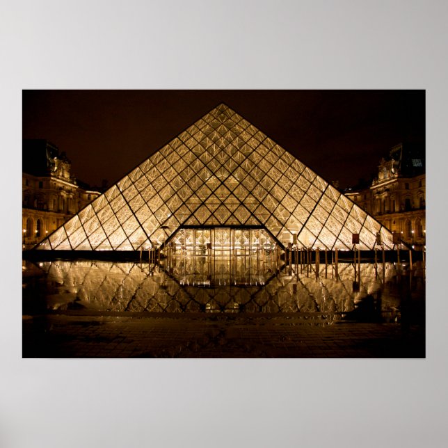 Louvre Pyramid Poster (Front)