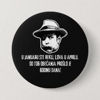 Lova U Aprilu 7.5 Cm Round Badge