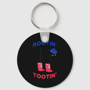 Lovable Cowboy Cat, Rootin Tootin Cat Key Ring