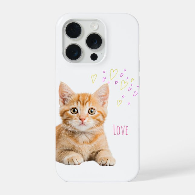 Loveかわいい猫ちゃん♡ iPhone Case (Back)