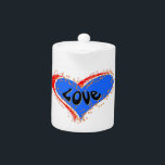 Love<br><div class="desc">Put a little love in your heart this Fourth of July with this simple design. Love is written inside a red,  white,  and blue heart. The hearts are surrounded by gold and white stars. This makes a great gift and is appropriate for anyone.</div>