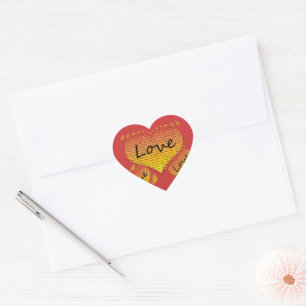 Love 1 Corinthians 13 Heart Sticker