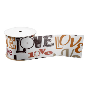 Love 1 satin ribbon