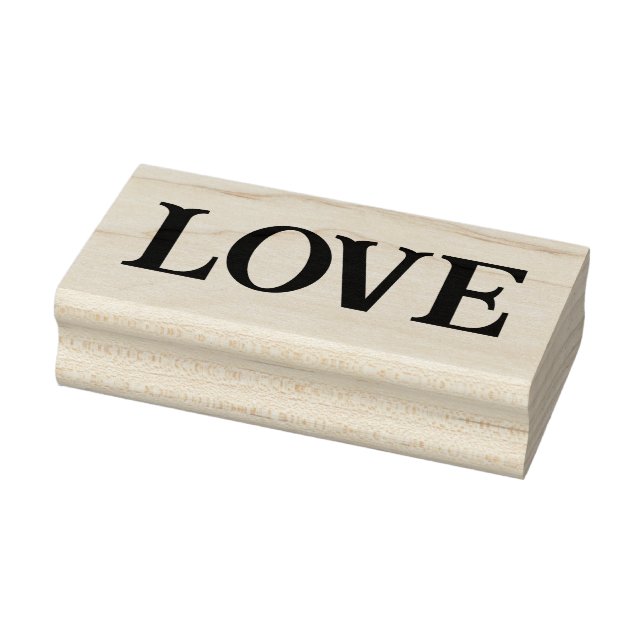 LOVE 1"x2.5" Rubber Stamp / Buffalo (Stamp)