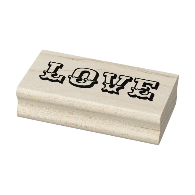 LOVE 1"x2.5" Rubber Stamp / Ewert (Stamp)