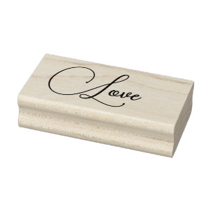 LOVE 1"x2.5" Rubber Stamp / Julietta