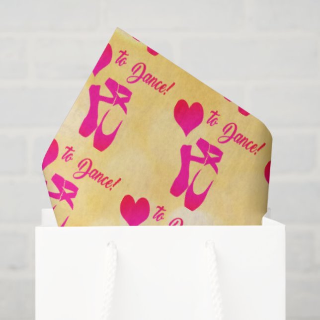 Love 2 Dance Tissue Paper (Gift Bag)