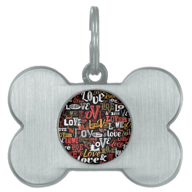 Love 2 pet ID tag (Front)