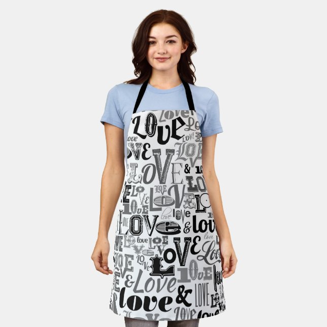 Love 3 apron (Worn)