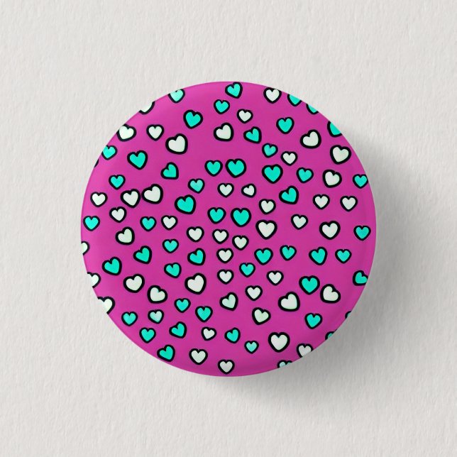 Love 3 Cm Round Badge (Front)