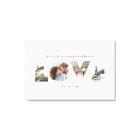 Love 4 photo modern minimal personalised gift