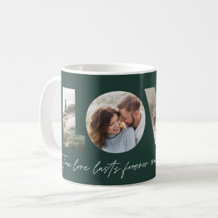Love 4 photo modern minimal personalised gift coffee mug