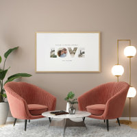 Love 4 photo simple modern personalised gift