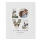 Love 4 photo simple modern personalised gift