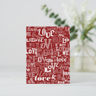 Love 5 postcard