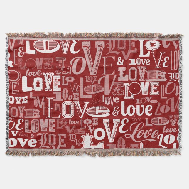 Love 5 throw blanket (Front)