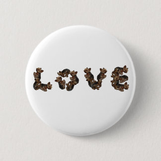 Love 6 Cm Round Badge