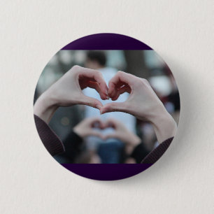 Love 6 Cm Round Badge