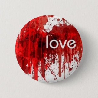 love 6 cm round badge