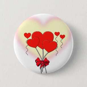 Love 6 Cm Round Badge