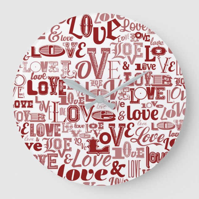 Love 6 large clock (Front)