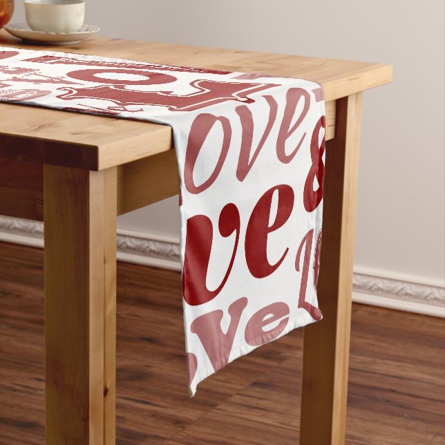 Love 6 short table runner (In Situ)