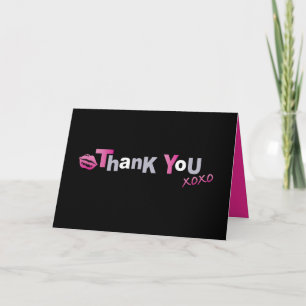 LOVE 7 KISSES BaT Mitzvah Thank-You Card