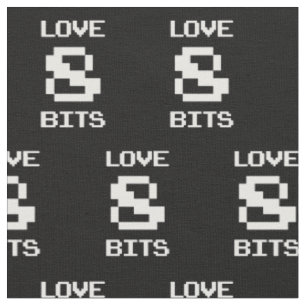 Love 8 Bits Fabric