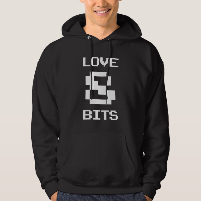Love 8 Bits Hoodie (Front)