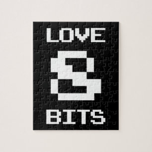 Love 8 Bits Jigsaw Puzzle