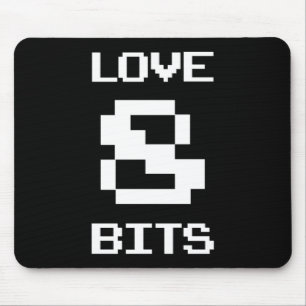 Love 8 Bits Mouse Pad