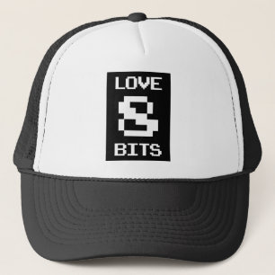 Love 8 Bits Trucker Hat