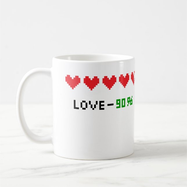 Love 90 Colour Mug (Left)