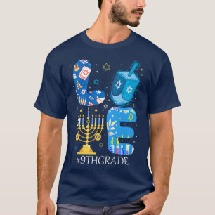 Love 9th Grade Teacher Students Chanukah Jewish Ha T-Shirt