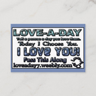 Love-a-Day Business Cards