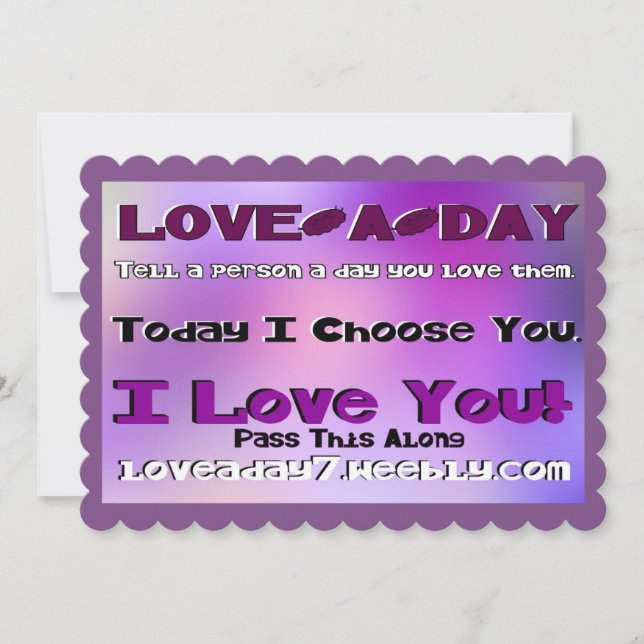 Love-a-Day Cards (Front)