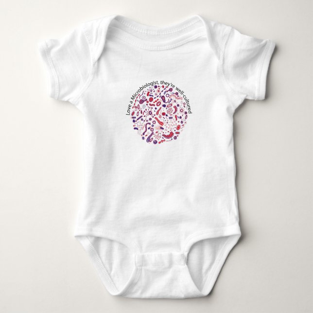 Love a Microbiologist Baby Bodysuit (Front)