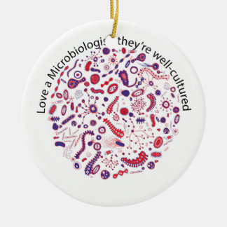 Love a Microbiologist Ceramic Tree Decoration