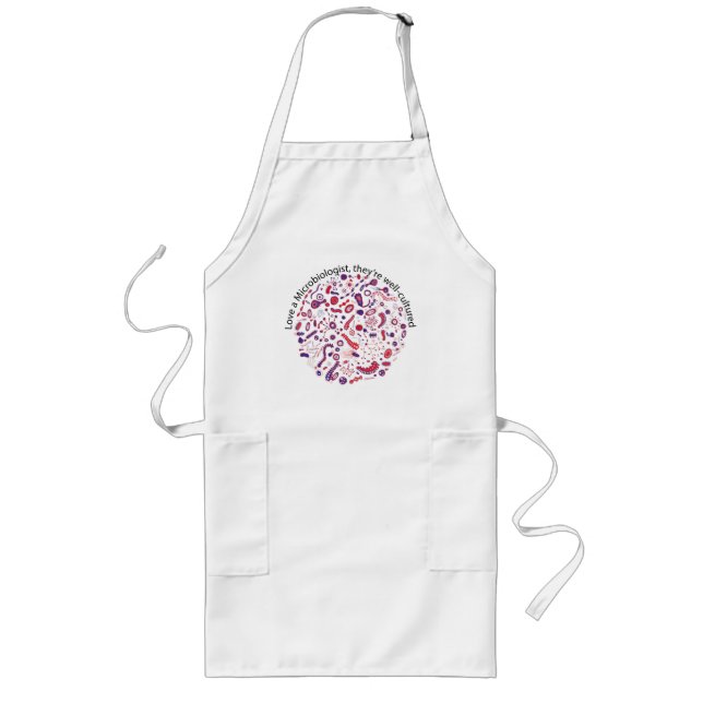 Love a Microbiologist Long Apron (Front)
