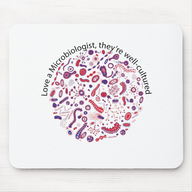 Love a Microbiologist Mouse Pad (Front)
