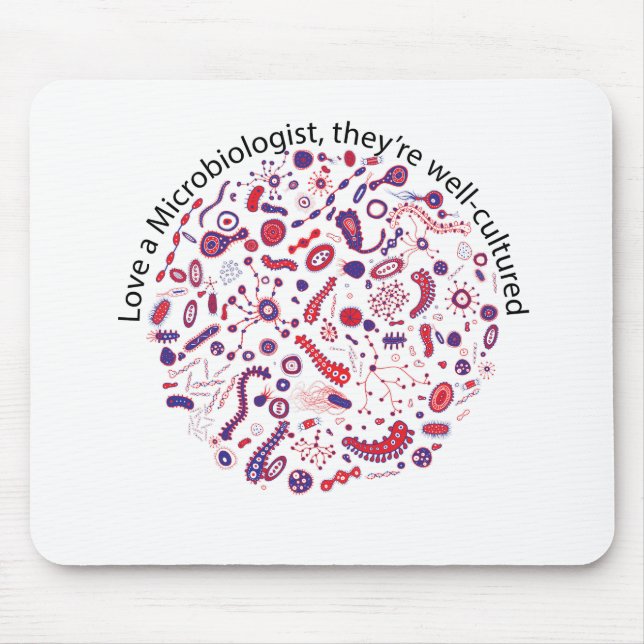 Love a Microbiologist Mouse Pad (Front)