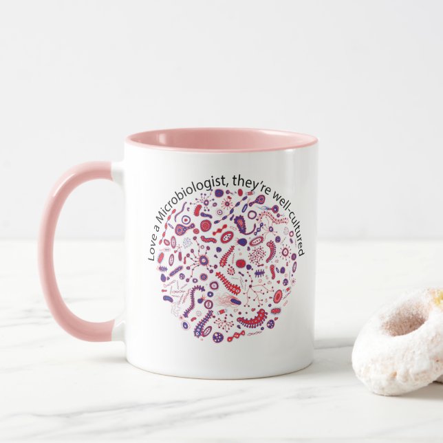 Love a Microbiologist Mug (With Donut)
