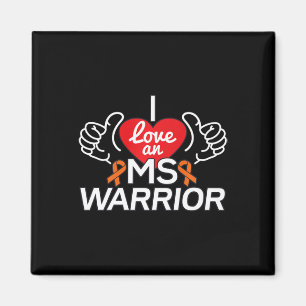 Love A Multiple Sclerosis Ms Warrior  Magnet