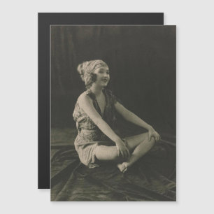 Love a Poor Maid Girl Sitting Cross Legs