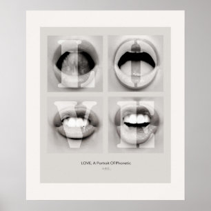 LOVE / A Portrait of Phonetic Emotion Poster