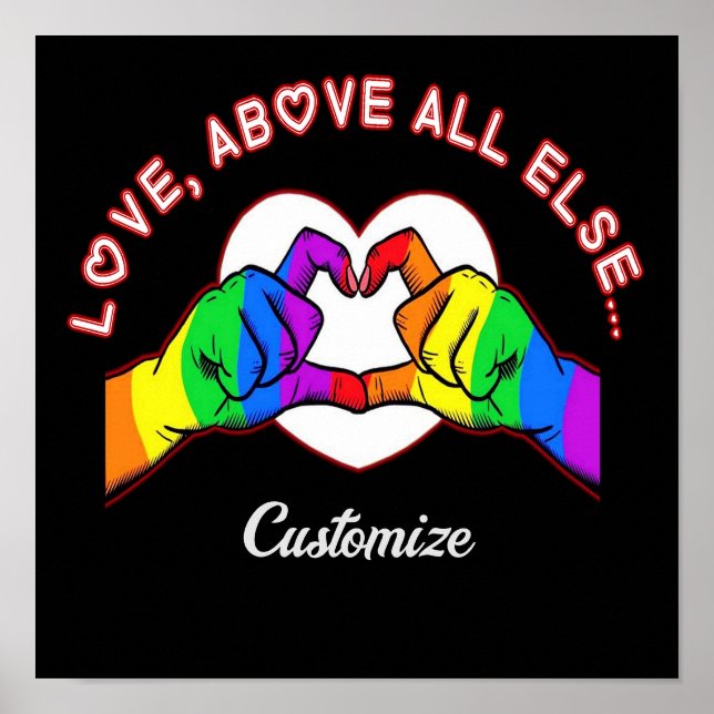Love Above All Else Poster (Front)