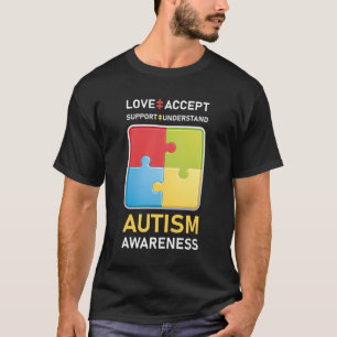 Love Accept Support Autism Shirt  Autistic Autism