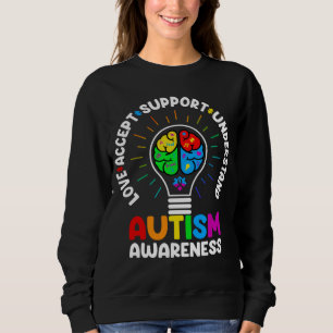 Love Accept Support Understand Autism Awareness Mo Sweatshirt