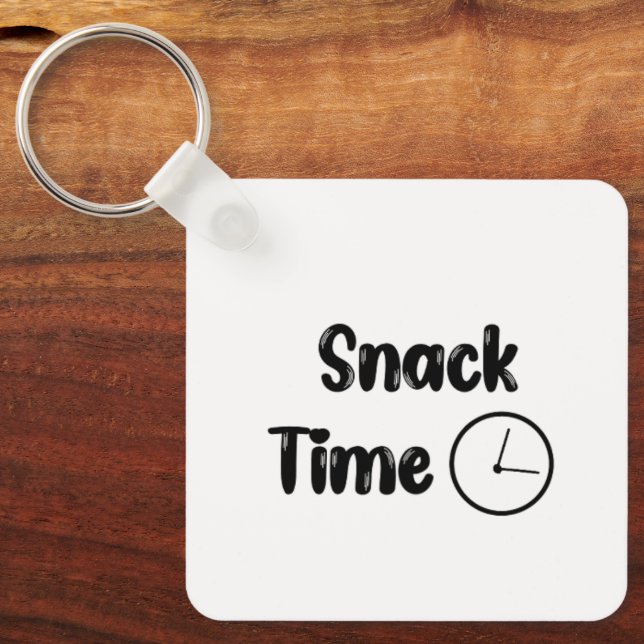 Love accesories like this reminds me when to eat key ring (Front)