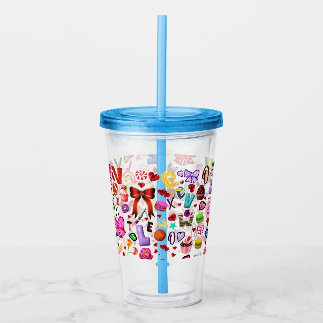 Love Acrylic Tumbler (Front)